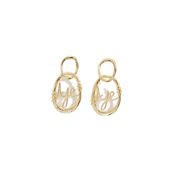 Melodia Logo Drop Earring