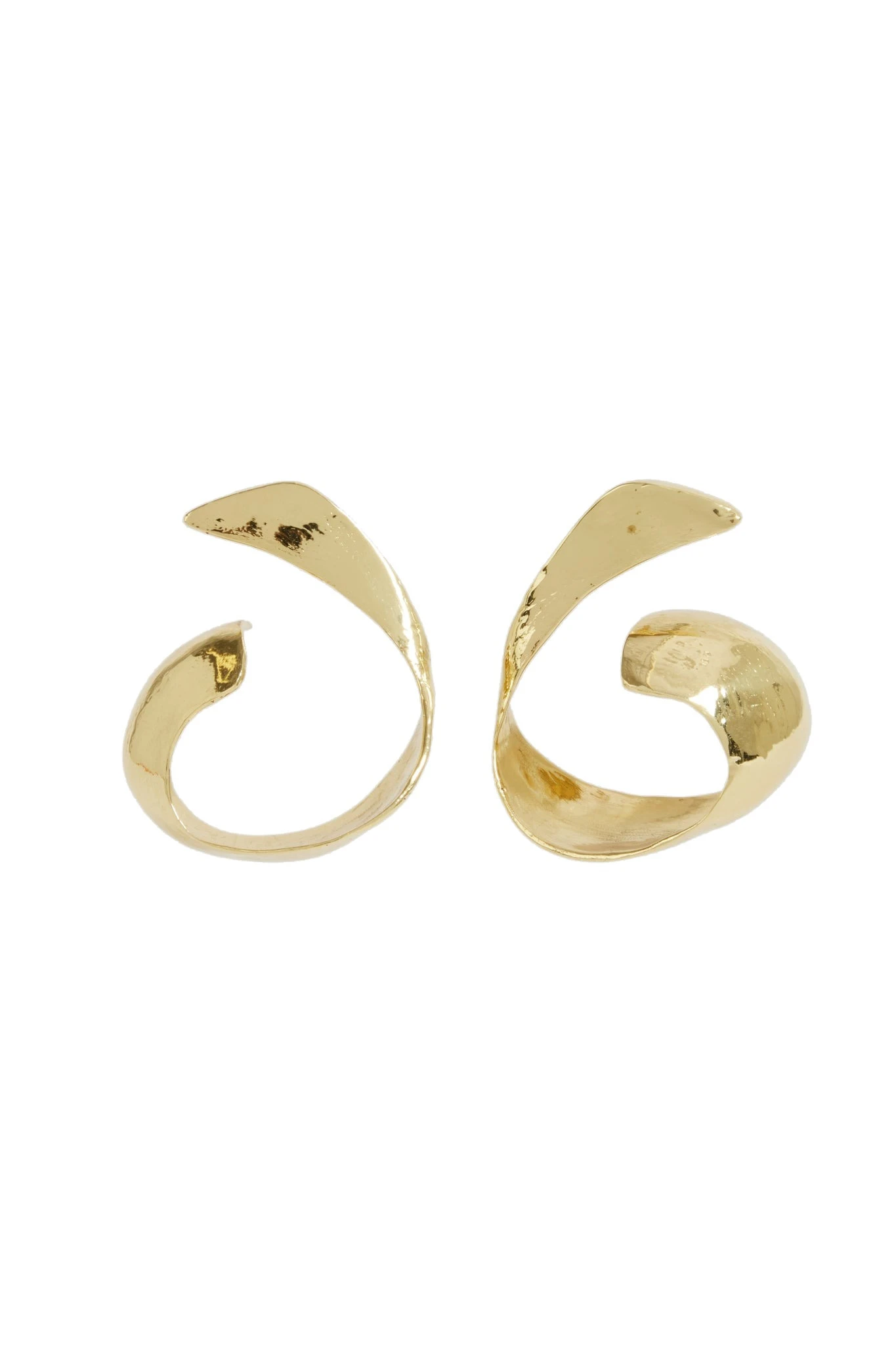 Aje Melody Ribbon Earring Gold Aje Melody Ribbon Earring in Gold | Earrings | Luxury Shoes