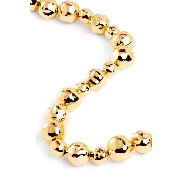 Aje Mercurial Bead Necklace in Gold | Necklace | Luxury Shoes 