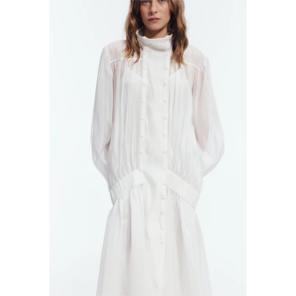 Aje Milano Maxi Dress in Ivory | Maxi Dresses | Luxury Shoes 