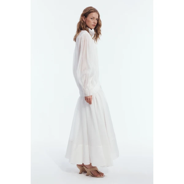 Aje Milano Maxi Dress in Ivory | Maxi Dresses | Luxury Shoes 