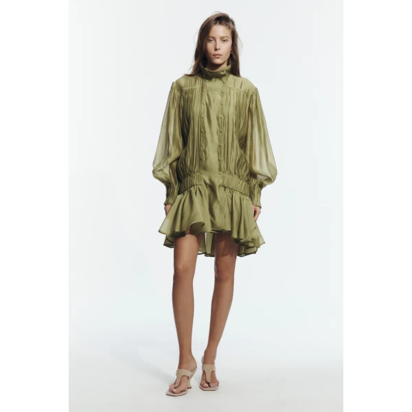 Aje Milano Mini Dress in Avocado | Mini Dresses | Luxury Shoes 