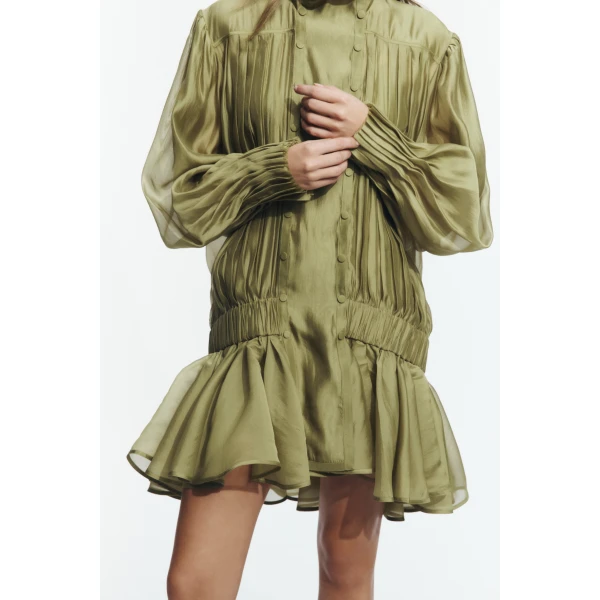Aje Milano Mini Dress in Avocado | Mini Dresses | Luxury Shoes 