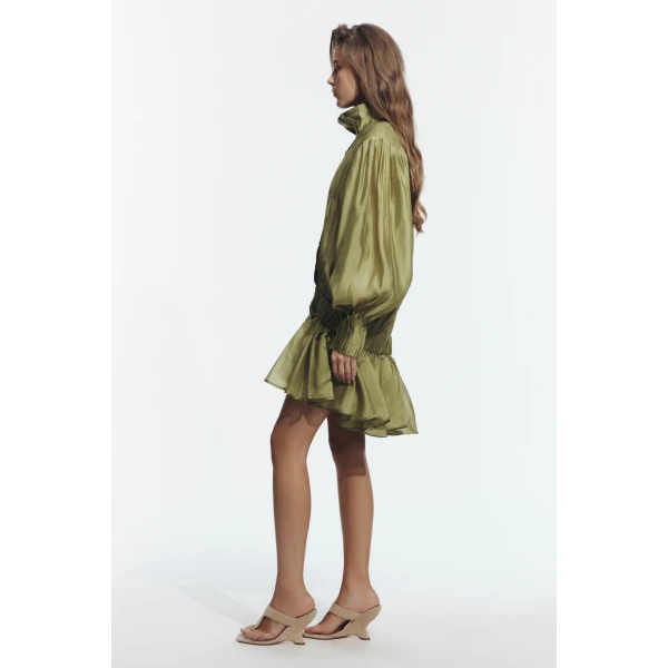Aje Milano Mini Dress in Avocado | Mini Dresses | Luxury Shoes 