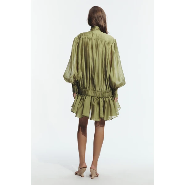 Aje Milano Mini Dress in Avocado | Mini Dresses | Luxury Shoes 