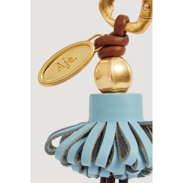Aje Mini Belle Charm in Slate Blue-Merlot | Bag charms | Luxury Shoes 