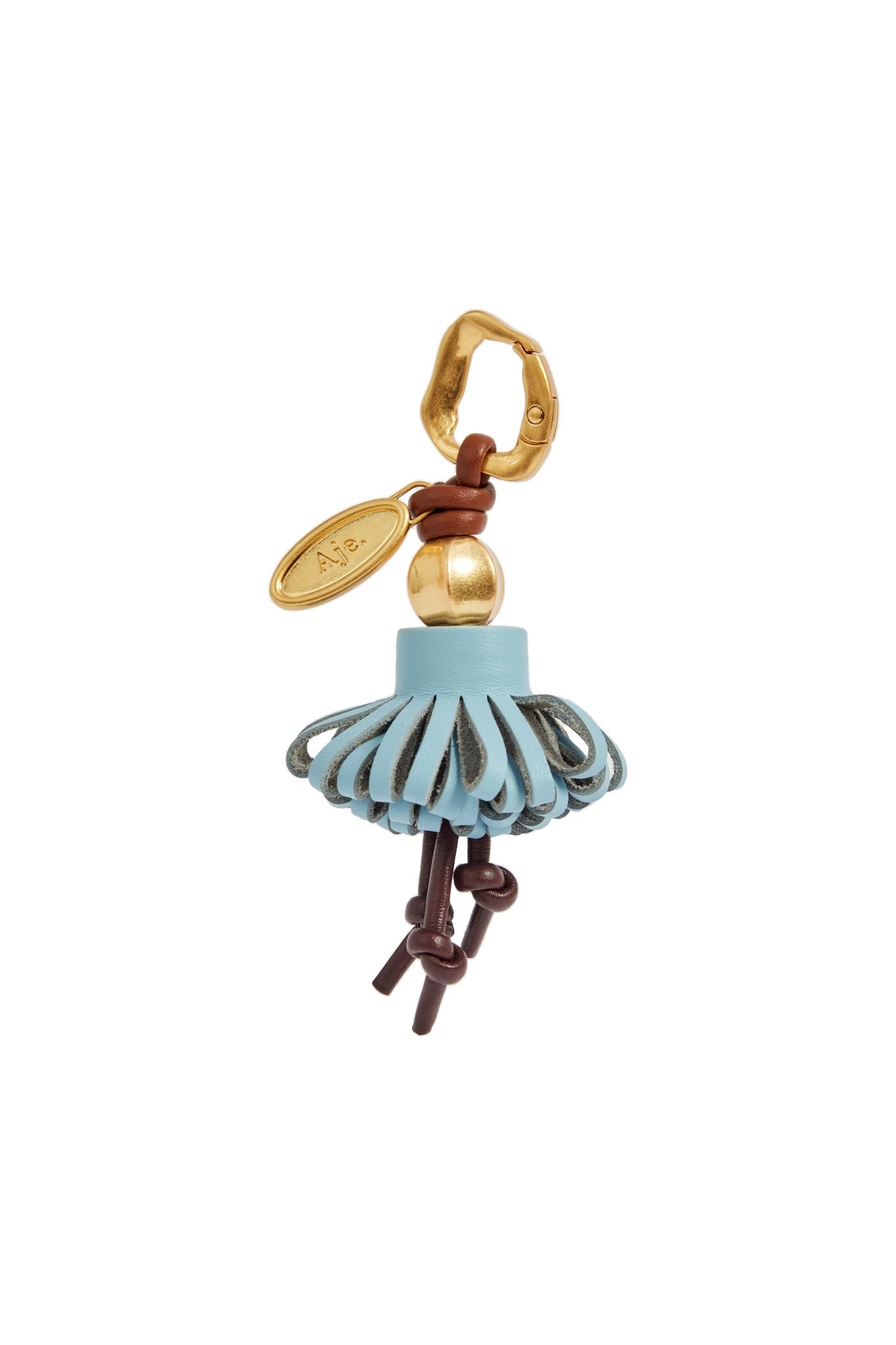Aje Mini Belle Charm Slate Blue-Merlot Aje Mini Belle Charm in Slate Blue-Merlot | Bag charms | Luxury Shoes