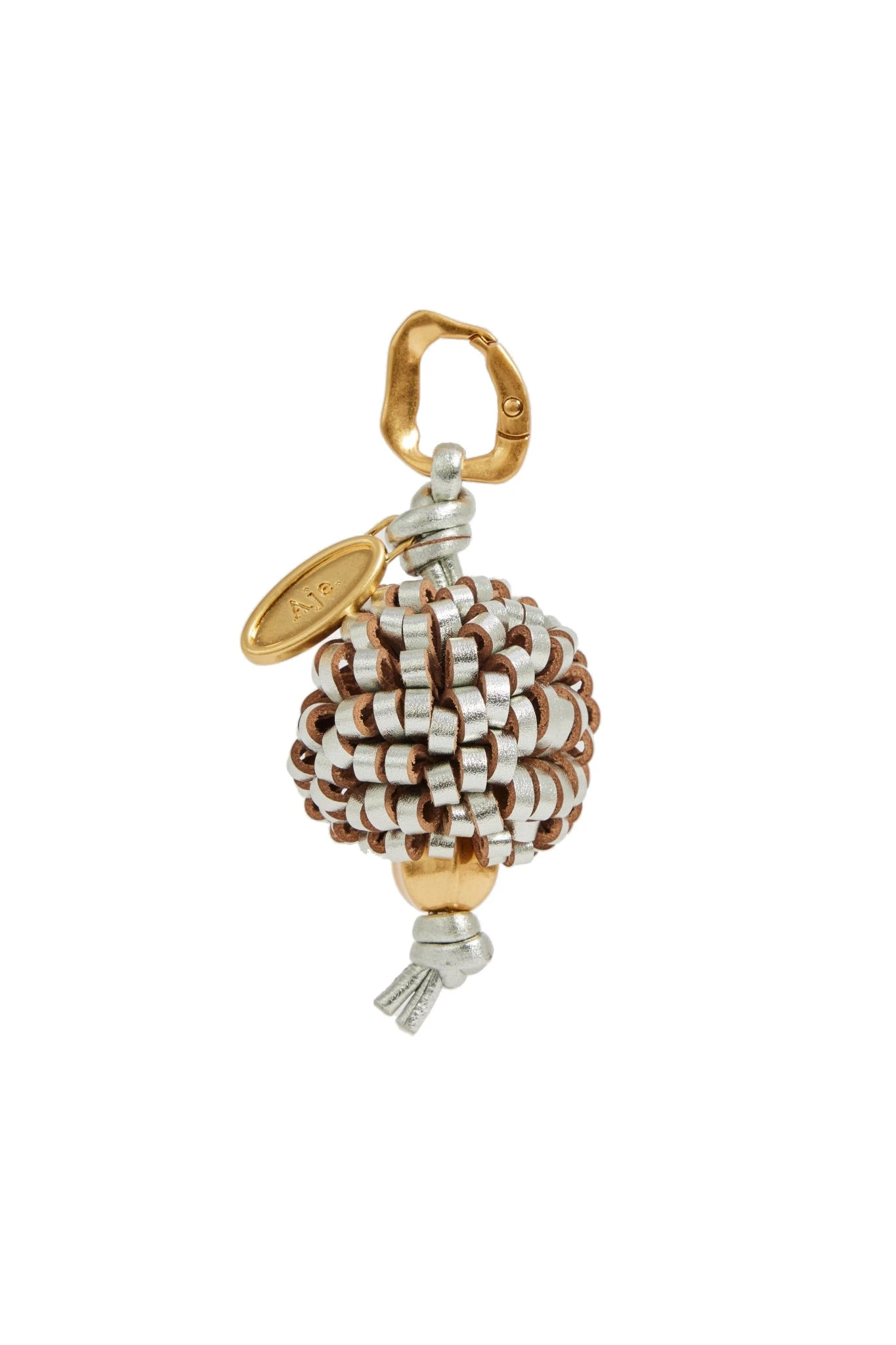 Aje Mini Pompom Charm Silver Aje Mini Pompom Charm in Silver | Bag charms | Luxury Shoes