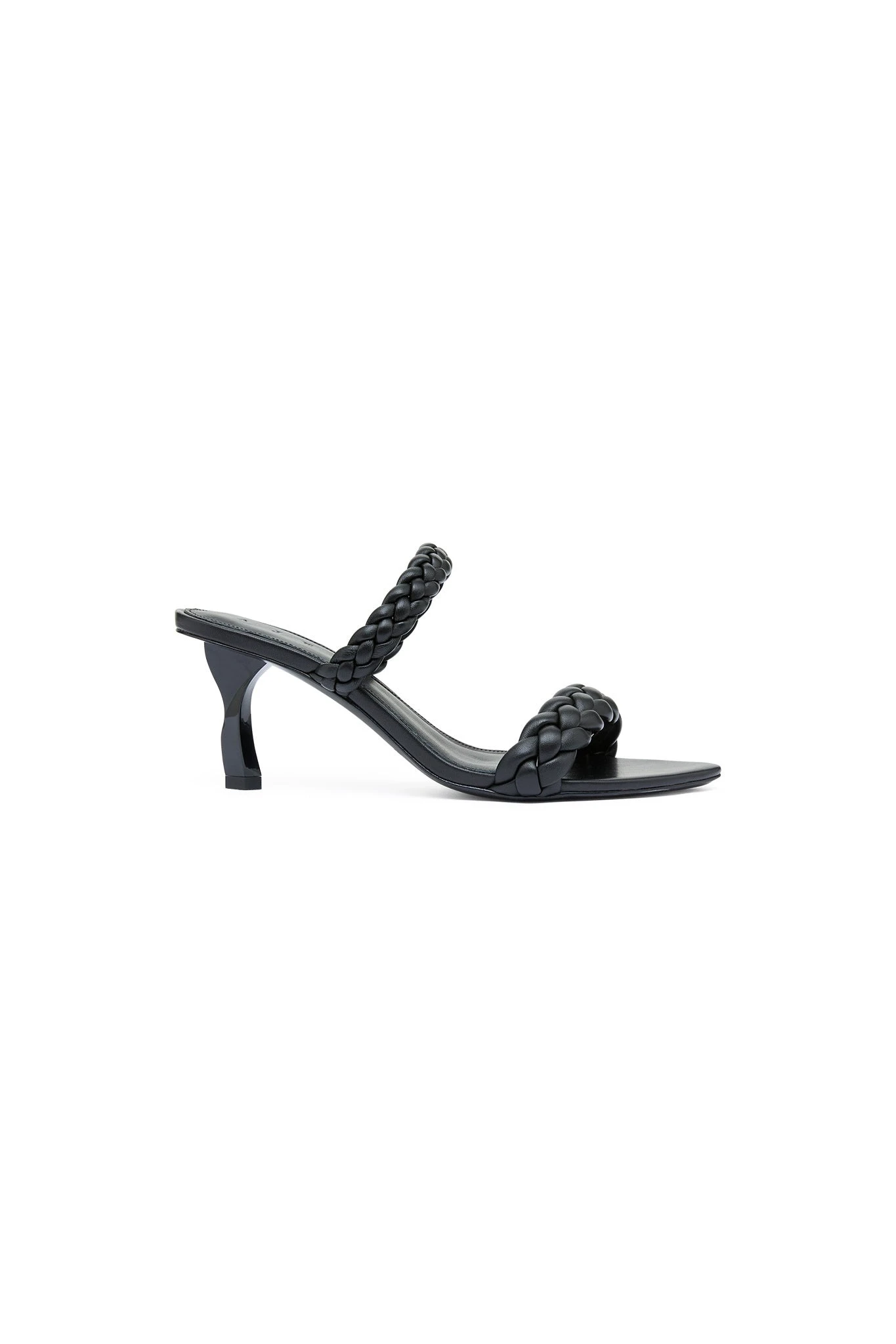 Aje Mirage Woven Sculptural Heel Black Aje Mirage Woven Sculptural Heel in Black | Heels | Luxury Shoes