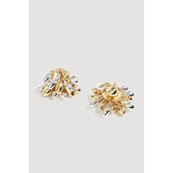 Aje Moonstruck Cluster Stud in Gold/Silver | Earrings | Luxury Shoes 
