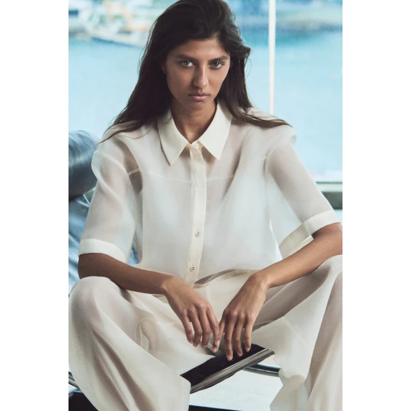 Aje Naia Harem Pant in Eggshell | Pants | Luxury Shoes 