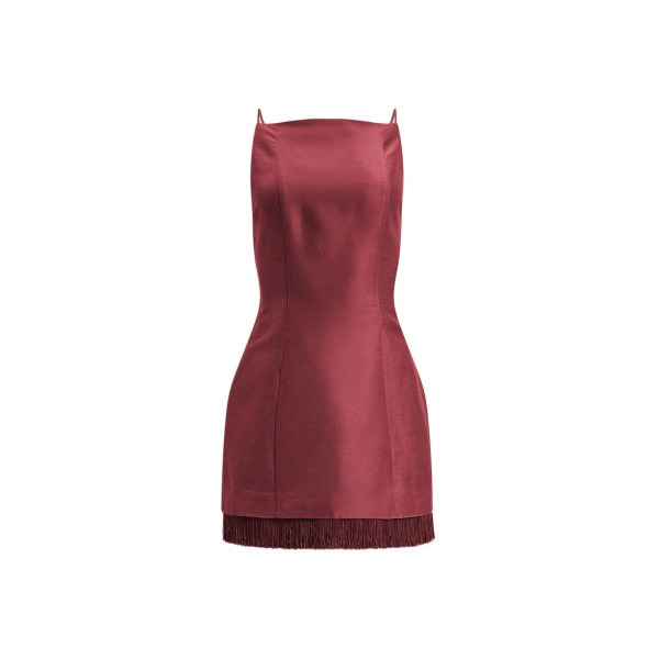 Aje Nerra Fringe Mini Dress