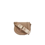 Aje Nina Logo Crossbody in Taupe | Shoulder & Crossbody Bags | Luxury Shoes 