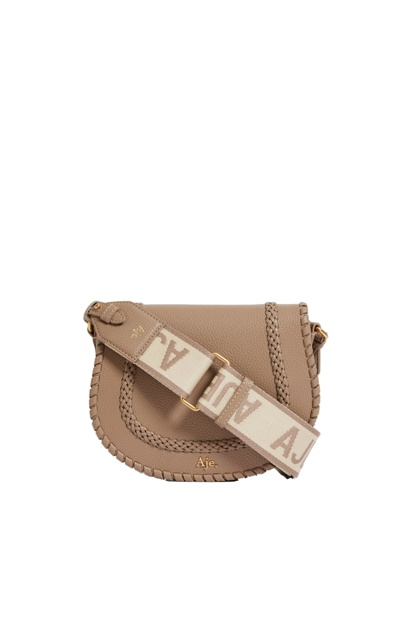 Aje Nina Logo Crossbody Taupe Aje Nina Logo Crossbody in Taupe | Shoulder & Crossbody Bags | Luxury Shoes