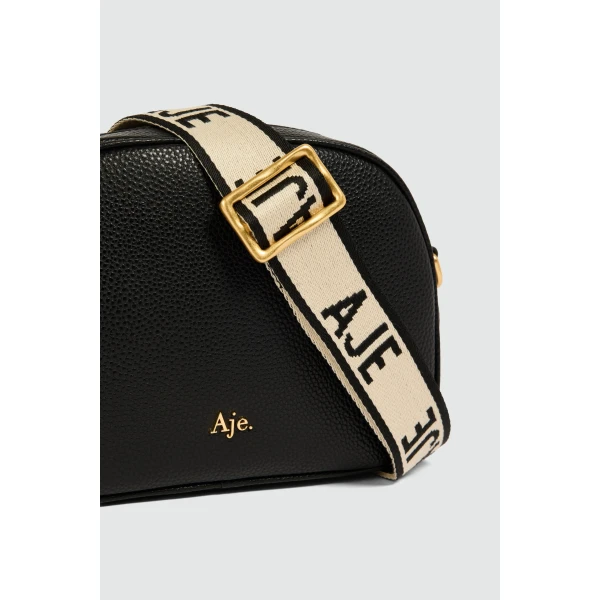 Aje Polish Crossbody in Black | Shoulder & Crossbody Bags | Luxury Shoes 