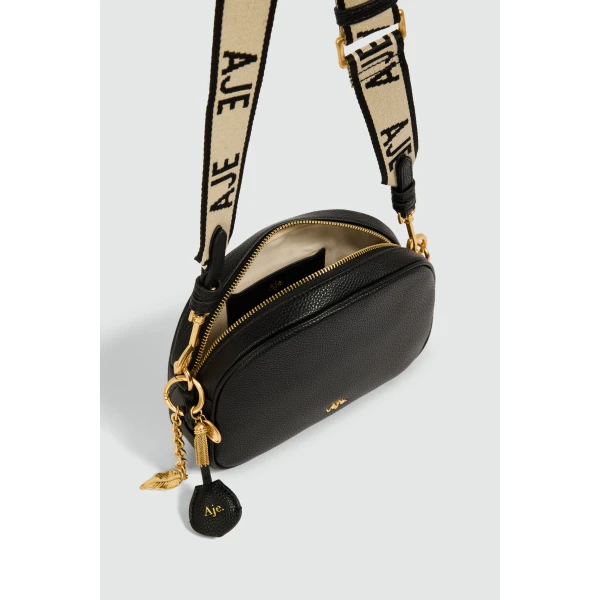 Aje Polish Crossbody in Black | Shoulder & Crossbody Bags | Luxury Shoes 