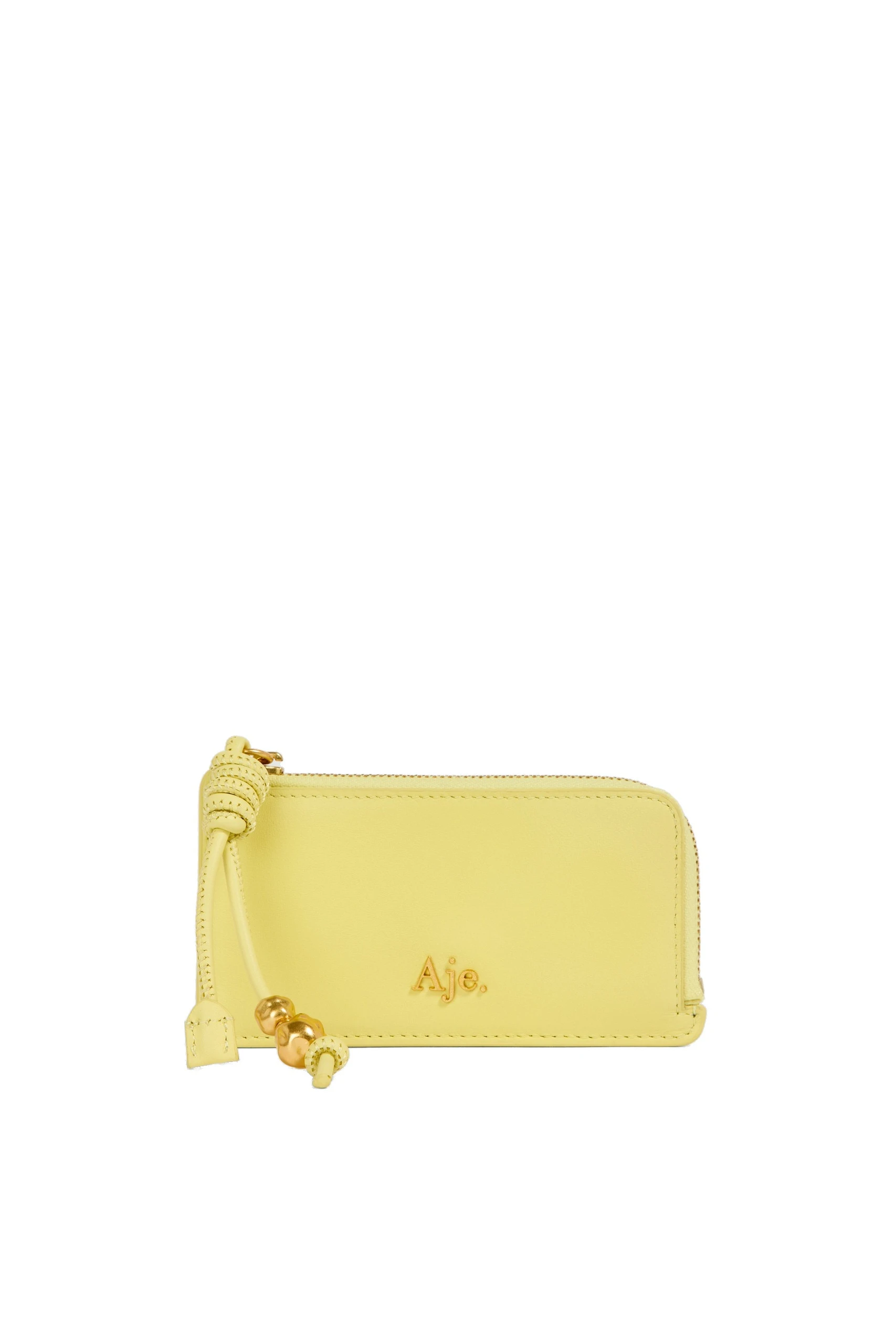 Aje Poppy Small Zip Wallet Lemon Aje Poppy Small Zip Wallet in Lemon | Wallets & Purses | Luxury Shoes