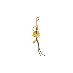 Aje Protea Flower Charm in Pine-Golden Ochre | Bag charms | Luxury Shoes 