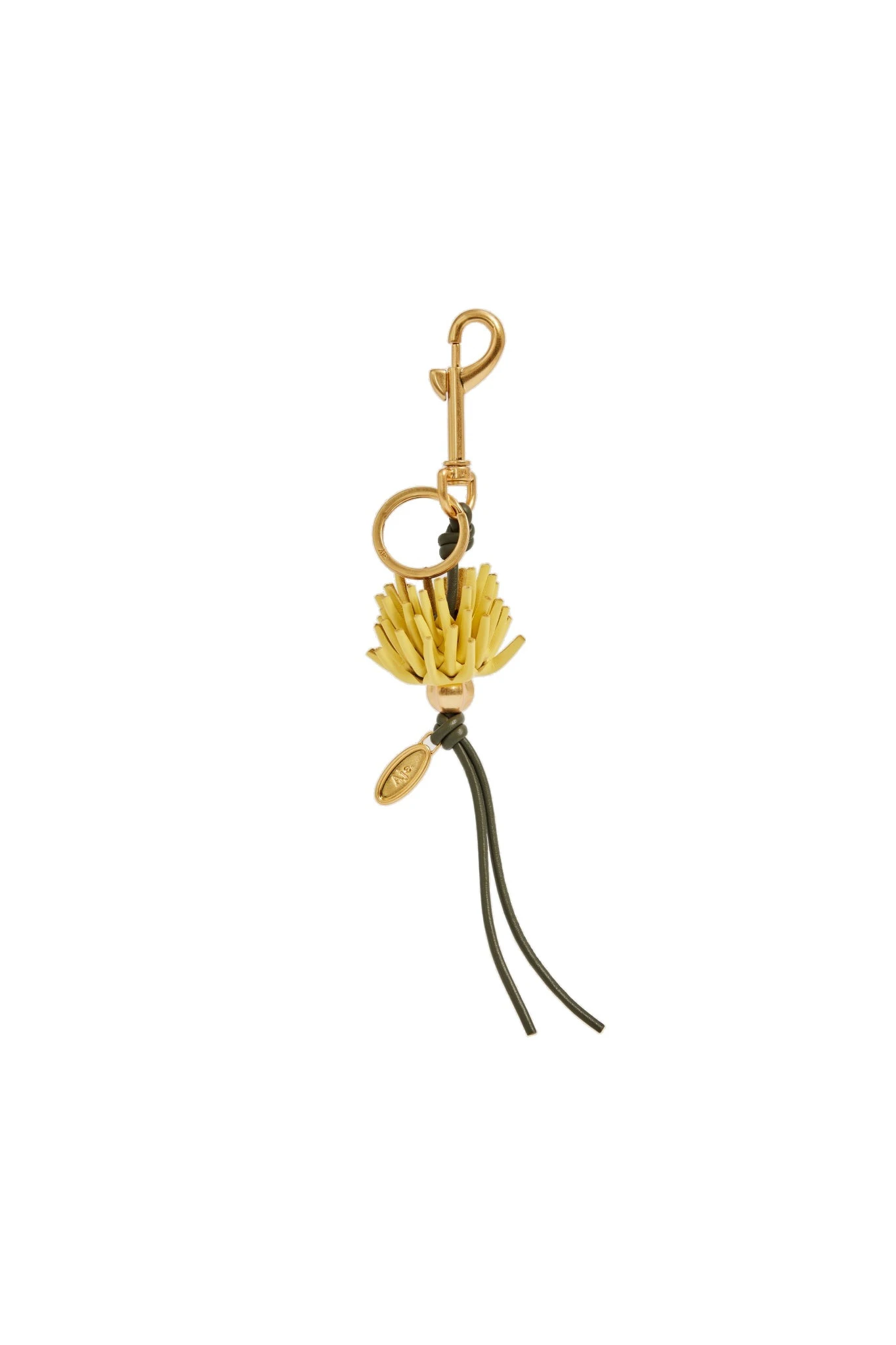 Aje Protea Flower Charm Pine-Golden Ochre Aje Protea Flower Charm in Pine-Golden Ochre | Bag charms | Luxury Shoes