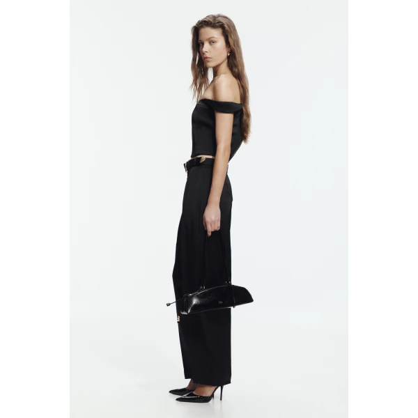Aje Ravena Bustier in Black | Tops | Luxury Shoes 