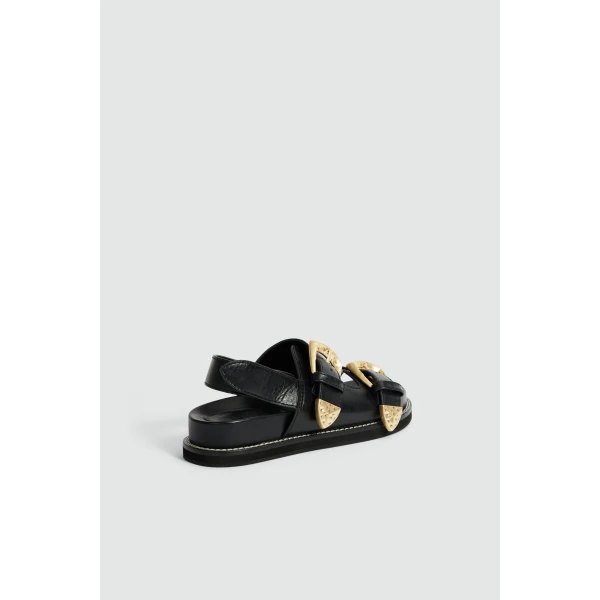 Aje Renata Sandal in Black | Sandals | Luxury Shoes 