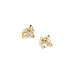 Aje Renew Cluster Stud in Gold/Silver | Earrings | Luxury Shoes 