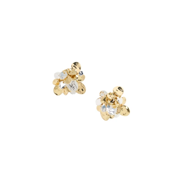 Aje Renew Cluster Stud in Gold/Silver | Earrings | Luxury Shoes 