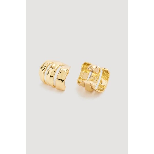 Aje Renley Earring in Gold | Earrings | Luxury Shoes 