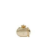 Aje Retrofete Clutch in Light Gold | Clutch Bags | Luxury Shoes 