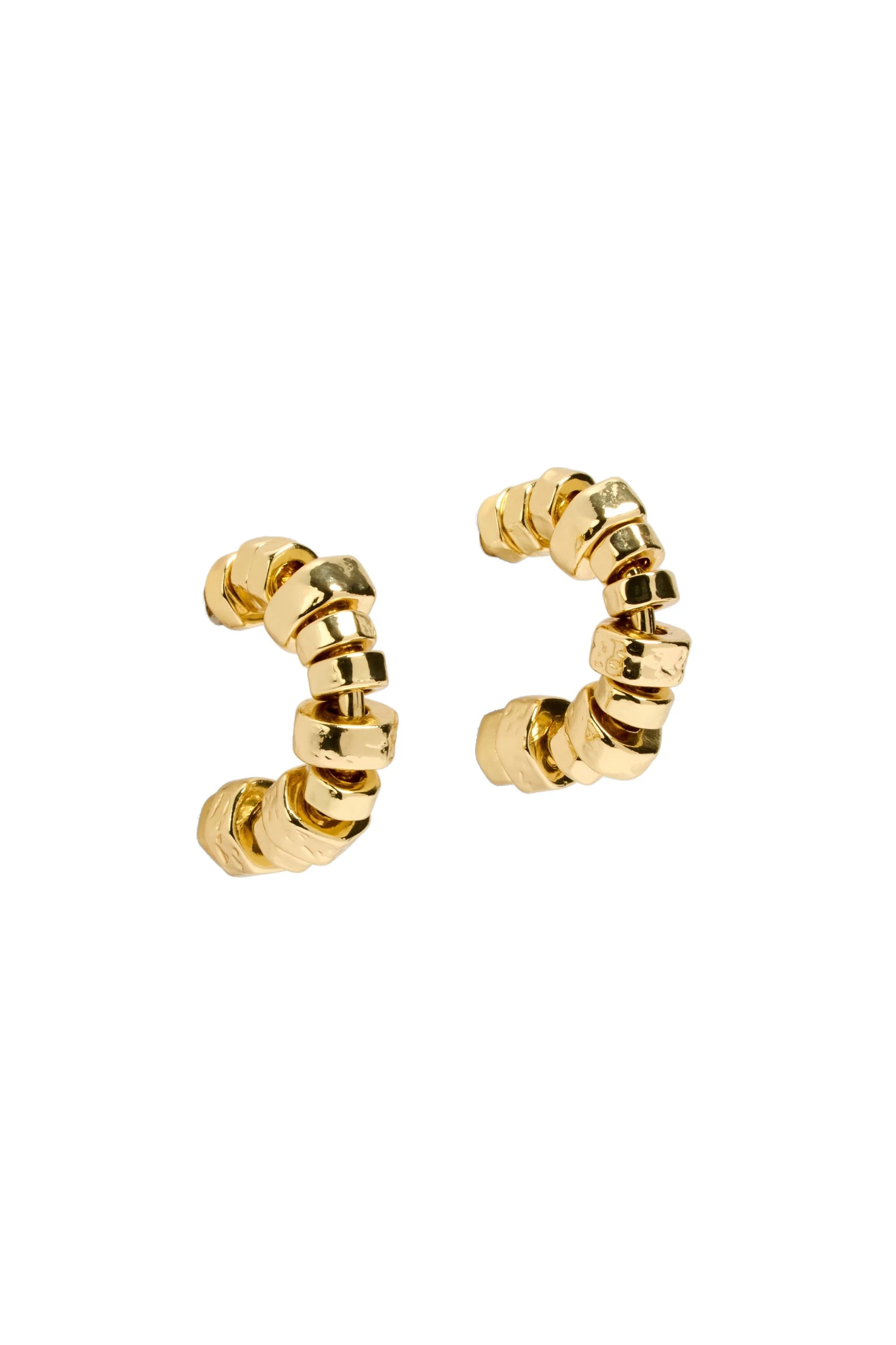 Aje Rogue Small Hoop Gold Aje Rogue Small Hoop in Gold | Earrings | Luxury Shoes