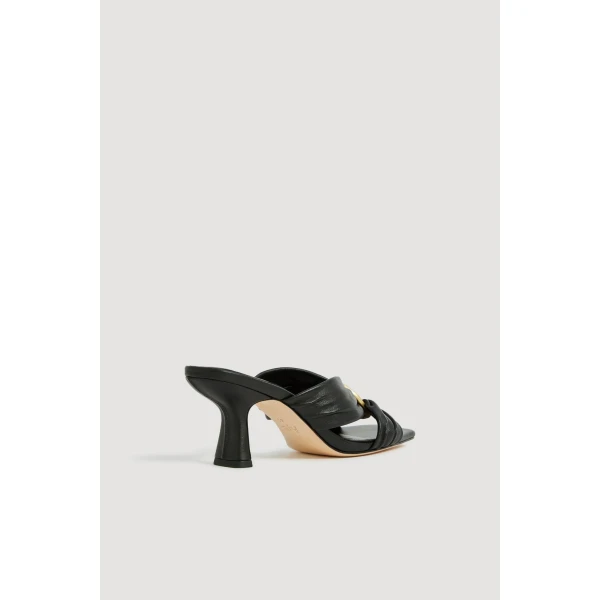 Aje Saint Heel Mule in Black | Heels | Luxury Shoes 