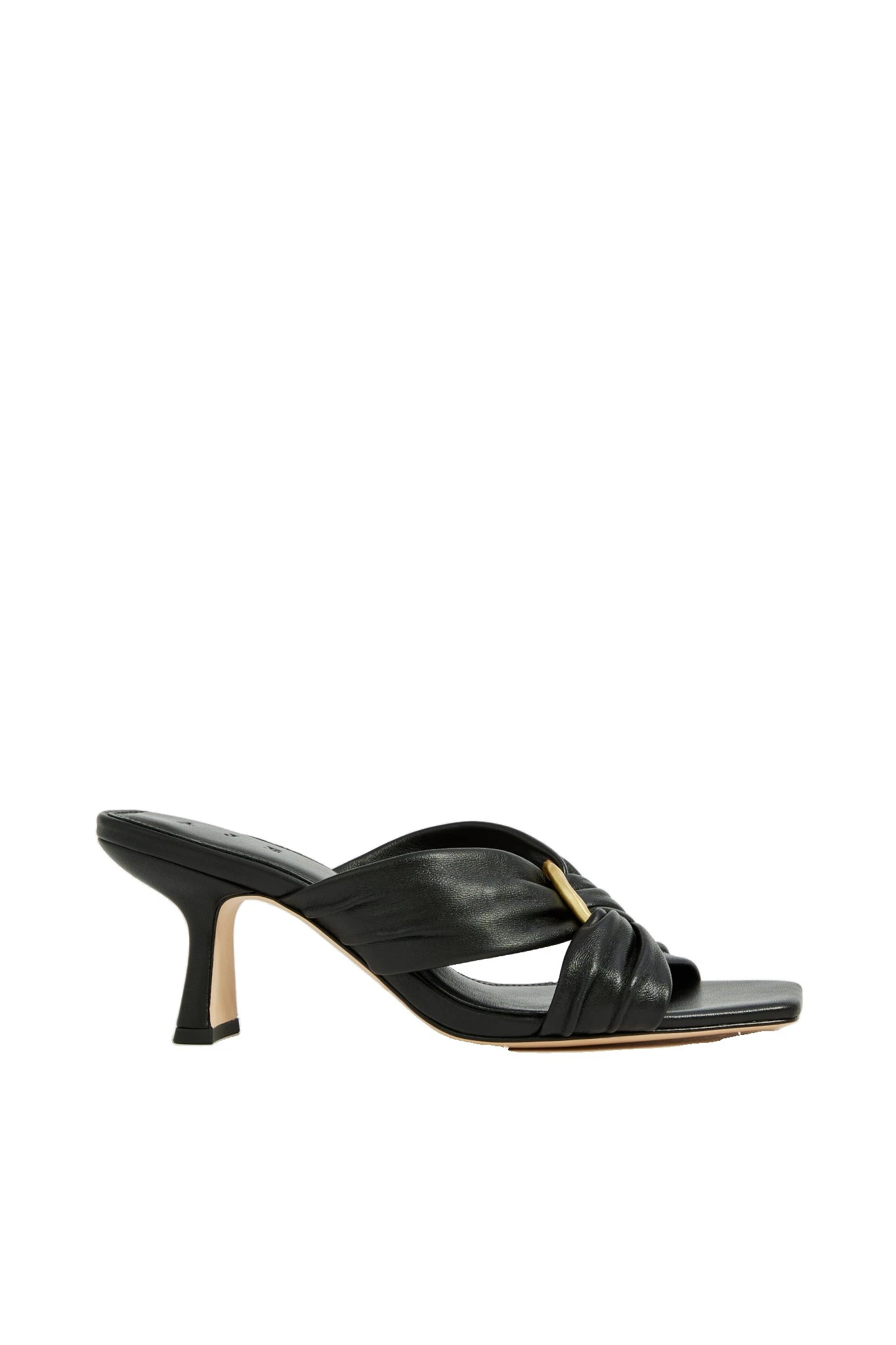Aje Saint Heel Mule Black Aje Saint Heel Mule in Black | Heels | Luxury Shoes