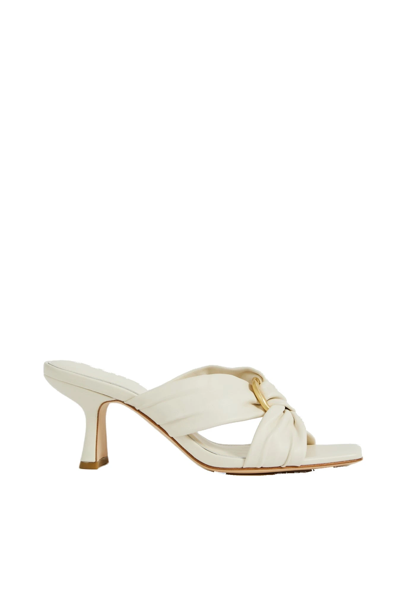 Aje Saint Heel Mule Ivory Aje Saint Heel Mule in Ivory | Heels | Luxury Shoes