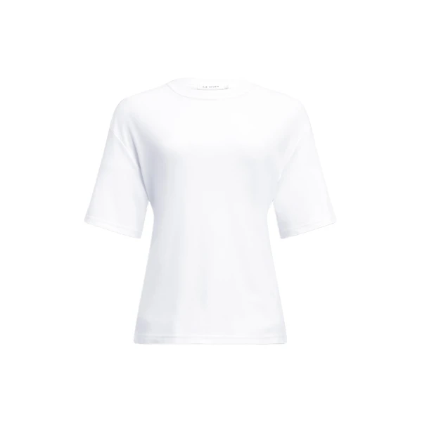 Aje Sienna Belted Tee in White | T-shirts | Luxury Shoes 