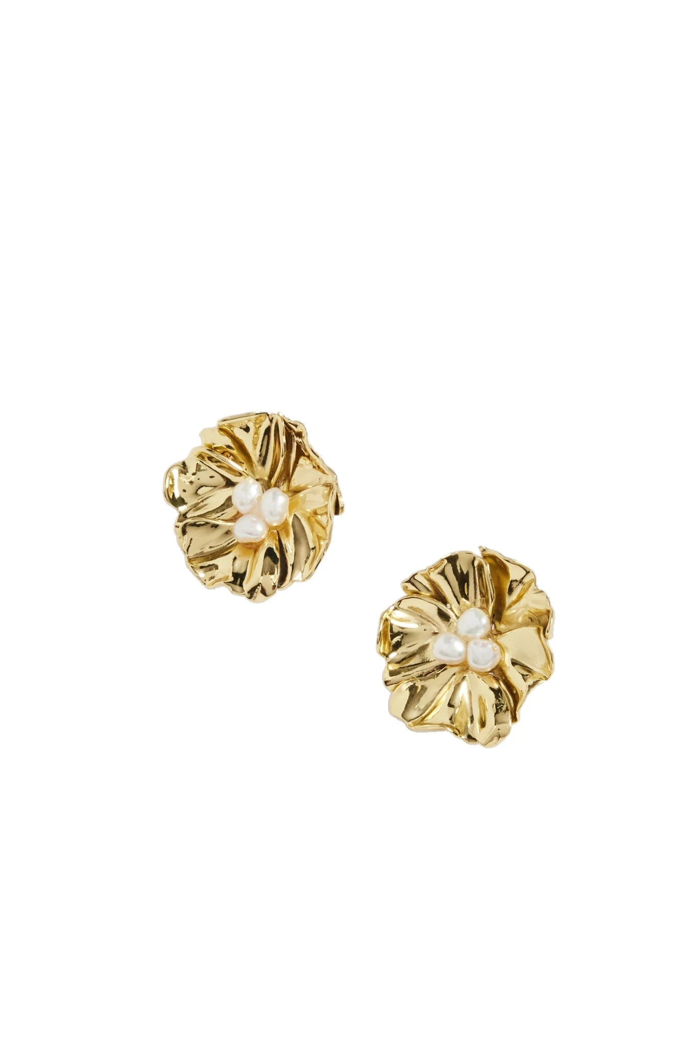 Aje Sierra Stud Gold/Pearl Aje Sierra Stud in Gold/Pearl | Earrings | Luxury Shoes