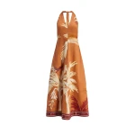 Aje Sol Halter Maxi Dress in Ember | Maxi Dresses | Luxury Shoes 