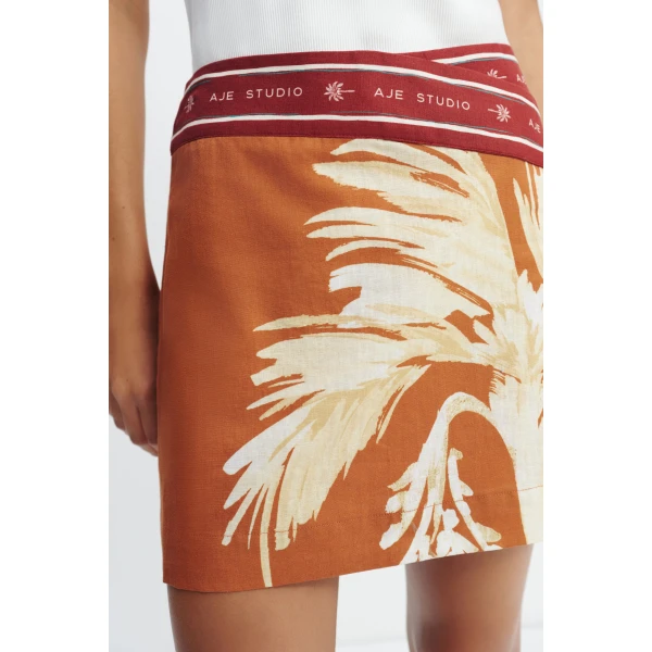 Aje Sol Mini Skirt in Ember | Skirts | Luxury Shoes 