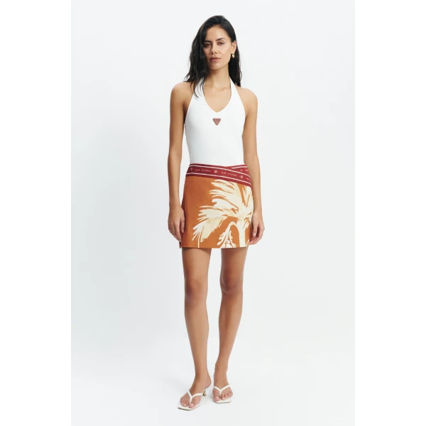 Aje Sol Mini Skirt in Ember | Skirts | Luxury Shoes 