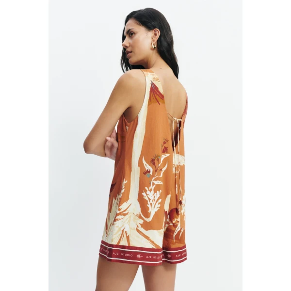 Aje Sol Relaxed Playsuit in Ember | Jumpsuit | Luxury Shoes 