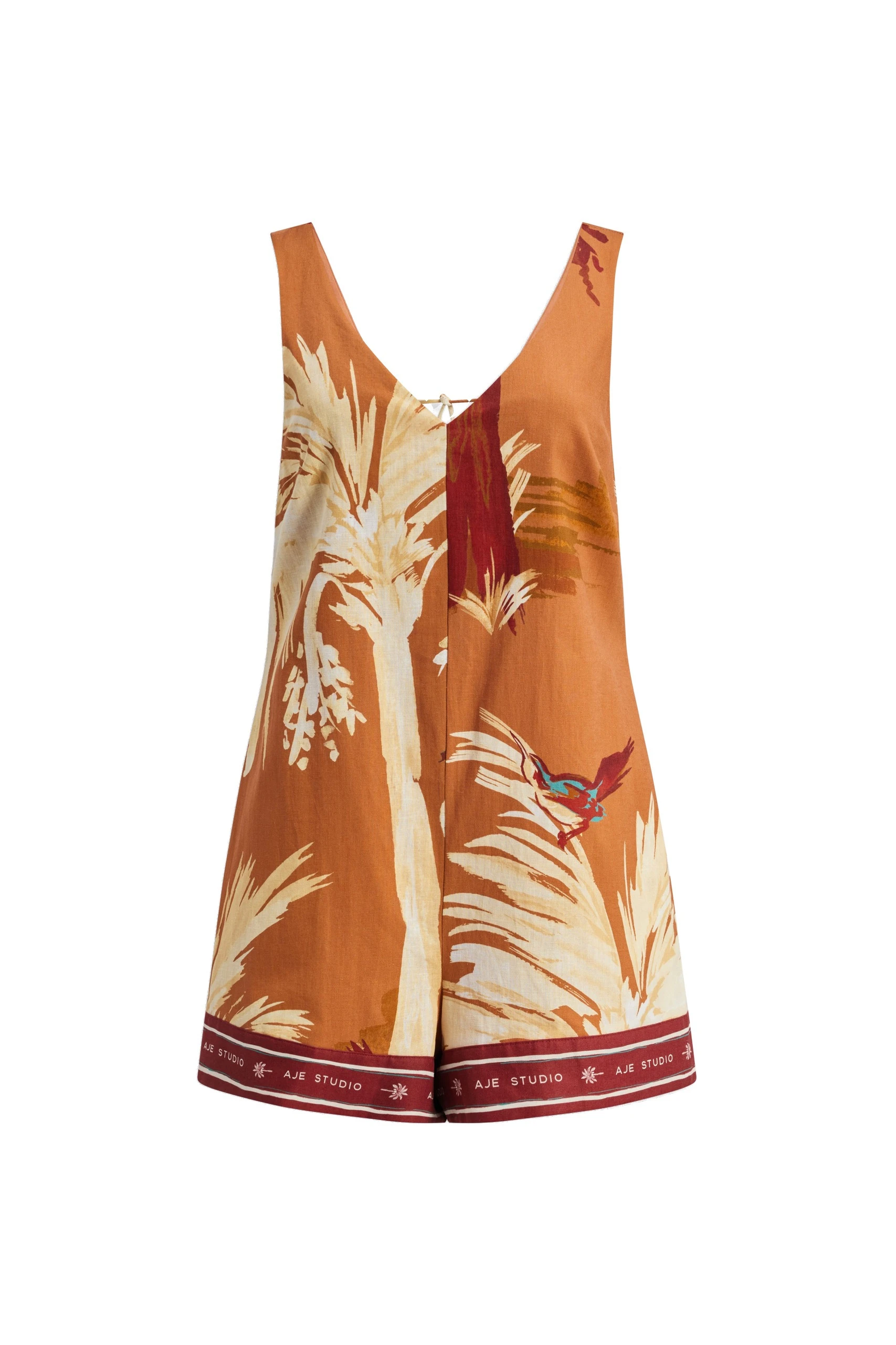 Aje Sol Relaxed Playsuit Ember Aje Sol Relaxed Playsuit in Ember | Jumpsuit | Luxury Shoes