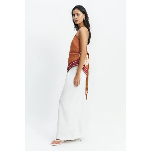 Aje Sol Scarf Top in Ember | Tops | Luxury Shoes 