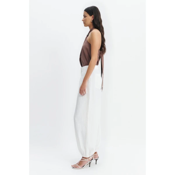 Aje Sophie Harem Pant in White | Pants | Luxury Shoes 