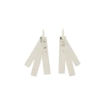 Aje Tanis Multi Drop Earrings in Silver | Earrings | Luxury Shoes 