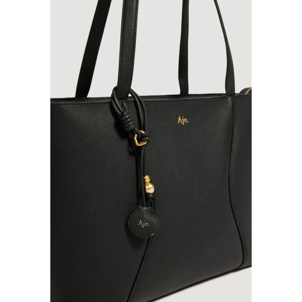 Aje Untold Landscape Tote in Black | Totes & Top-Handle Bags | Luxury Shoes 