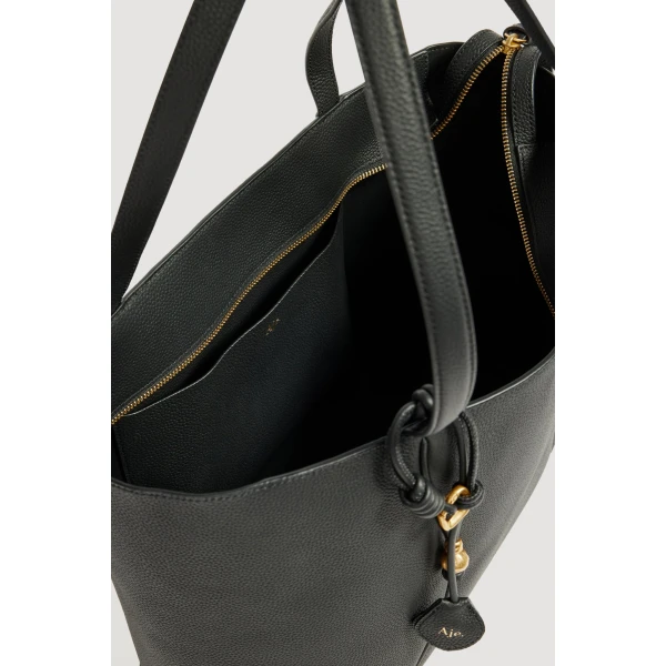 Aje Untold Landscape Tote in Black | Totes & Top-Handle Bags | Luxury Shoes 