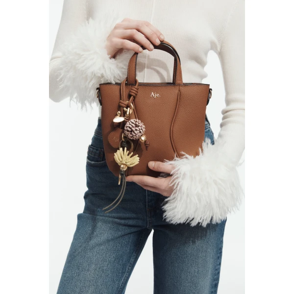 Aje Untold Mini Tote in Spiced Chai | Totes & Top-Handle Bags | Luxury Shoes 