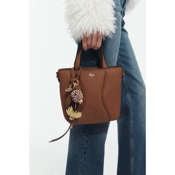 Aje Untold Mini Tote in Spiced Chai | Totes & Top-Handle Bags | Luxury Shoes 