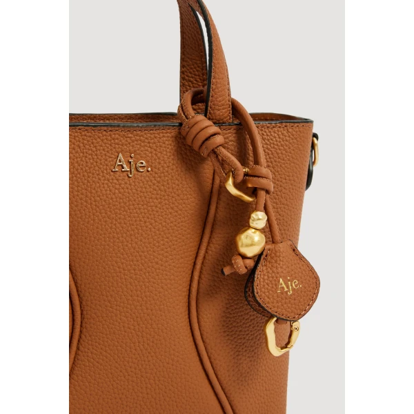 Aje Untold Mini Tote in Spiced Chai | Totes & Top-Handle Bags | Luxury Shoes 