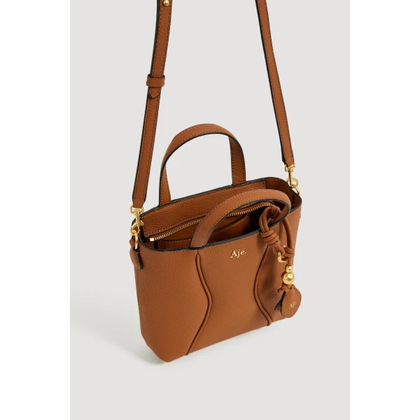 Aje Untold Mini Tote in Spiced Chai | Totes & Top-Handle Bags | Luxury Shoes 