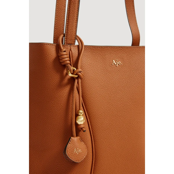 Aje Untold Portrait Tote in Spiced Chai | Totes & Top-Handle Bags | Luxury Shoes 